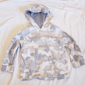 Boys Xersion Gray Camouflage Hoodie